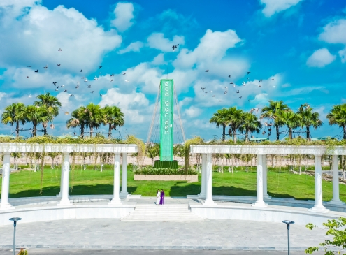 Sắc thu trên Ecogarden Huế
